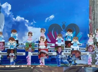 Madres ABC exigen eliminar pintas políticas frente a Guardería