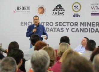 Asumo la lucha del gremio para recuperar el fondo minero y poner orden,  para regresar el impulso a la minería