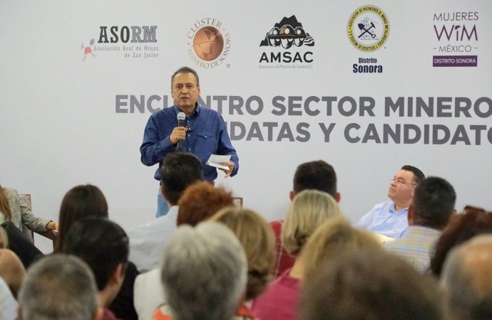 Asumo la lucha del gremio para recuperar el fondo minero y poner orden,  para regresar el impulso a la minería