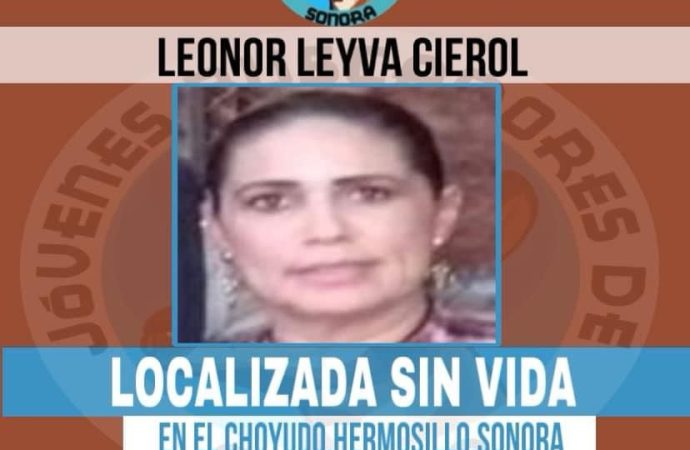 En pleno 8M localizan sin vida a mujer reportada desaparecida en Sonora