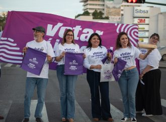 Jóvenes impulsan la participación electoral ciudadana con actividad de acercamiento en Hermosillo