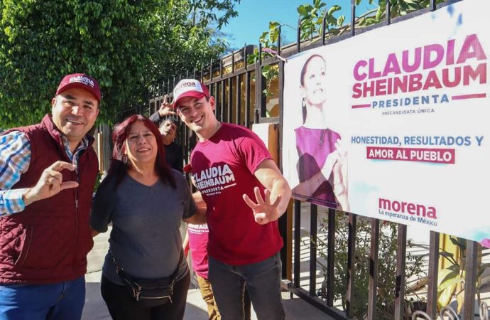 Reitera Heriberto Aguilar llevar el mensaje de 4t