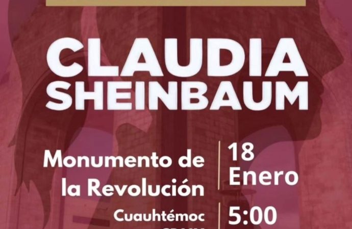 Cerrará Claudia Shienbaum precampaña el 18 de enero