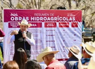 Entrega Gobernador Durazo inversión de 12 mdp en obras de infraestructura hidroagrícola a productores de Sierra Alta