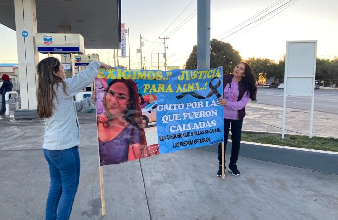 Justicia para Alma Lourdes exigen familiares y amigos