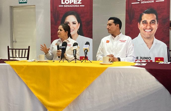 Aseguran Célida López y Froylán Gámez que en los próximos días rebasarán a la fórmula del PRIAN