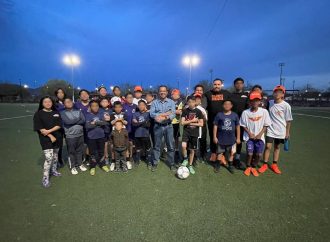 Ernesto “El Pato” de Lucas y Rogelio Cota promueven el apoyo al deporte en Sonora