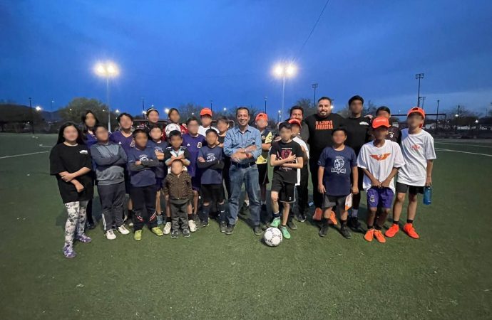 Ernesto “El Pato” de Lucas y Rogelio Cota promueven el apoyo al deporte en Sonora
