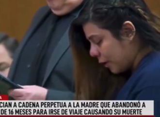 Cadena perpetua para madre que por irse de vacaciones dejó sola a su bebé hasta la muerte