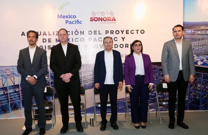 Encabeza Gobernador Durazo instalación de Mexico Pacific Limited en Sonora