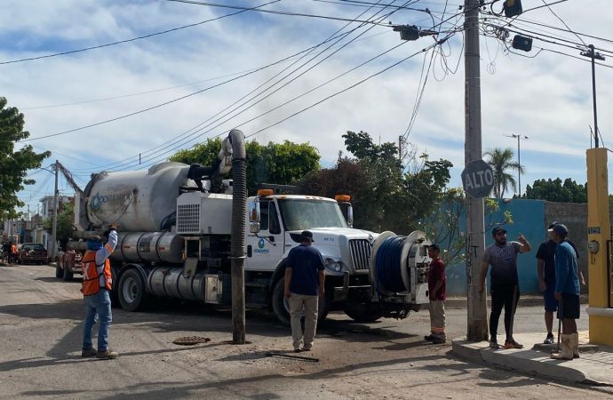Atiende OOMAPAS con trabajo sectorizado a vecinos de las colonias, municipio libre, prados del Tepeyac, nueva esperanza, cortinas y prados del Nainari.