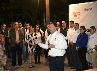 Arranca “El Borrego” Gándara su campaña a Diputado Federal desde la Plaza Zaragoza