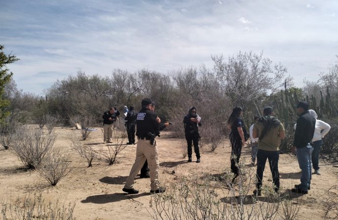 Encuentran Madres Buscadoras restos humanos en estación Pesqueira