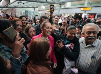 Claudia Sheinbaum recibe calurosa bienvenida en Jalisco al ritmo del mariachi