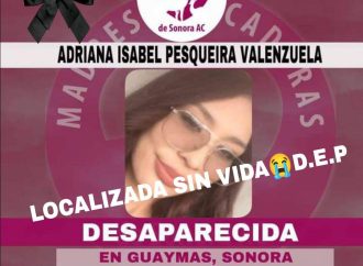 Encuentran sin vida en El Choyudo a mujer reportada desaparecida