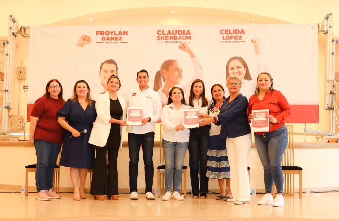 Celida y Froylán entregarán manifiesto de las Mujeres de Cien a la Dra. Claudia Sheinbaum