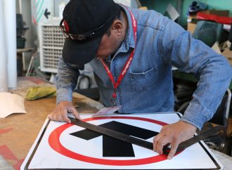 Renuevan nomenclaturas en las calles de Ciudad Obregón