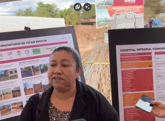 Habitantes de Vícam agradecen obras de la 4T