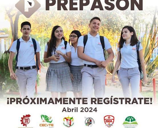 Arranca programa Prepason con más de 40 mil espacios disponibles para estudiantes en Sonora