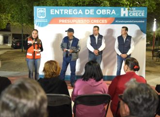 Entrega Toño Astiazarán rehabilitación a parque de la colonia Santa Fe