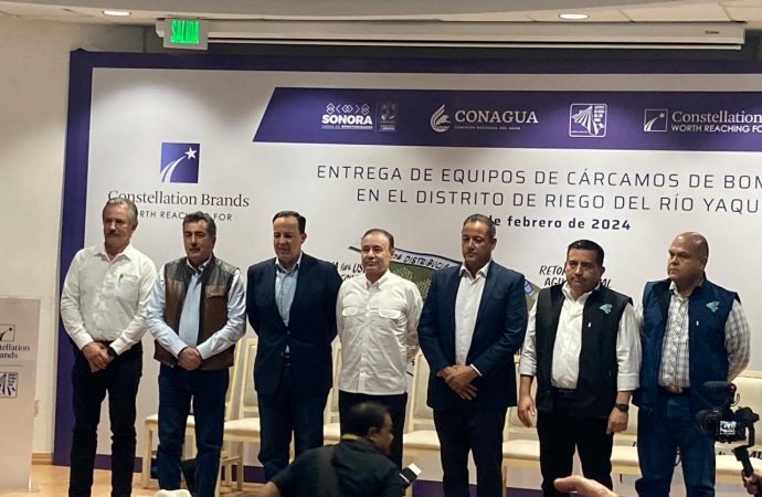 Pide gobernador cuidar el agua ante sequías a productores del Valle del Yaqui