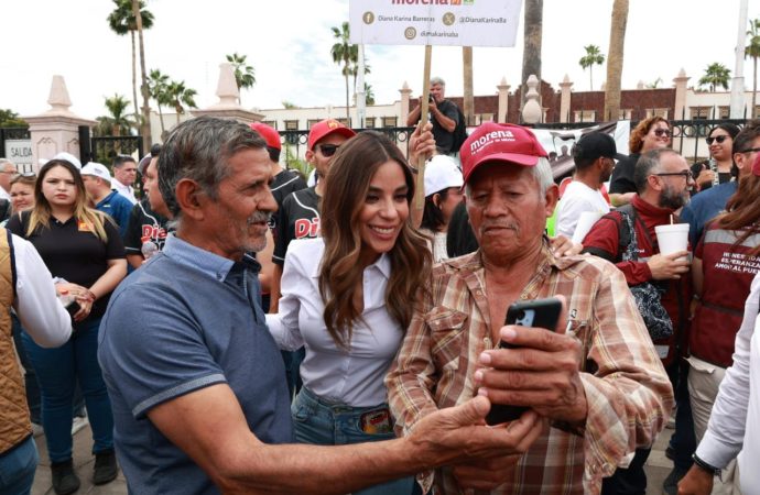 Diana Karina destaca compromiso con la 4T junto a Sheinbaum