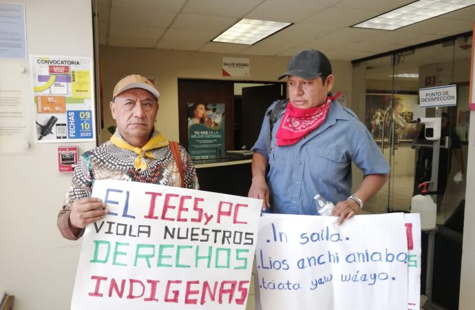 Integrantes de la etnia mayo piden respetar la postulación de candidaturas de los pueblos originarios