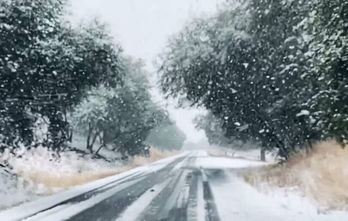 Inicia el 2024 con la tercera tormenta invernal sobre Sonora