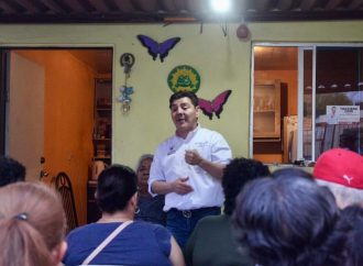 Visita Jorge “El Travieso” Arce las colonias del sur de Hermosillo
