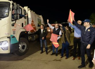 Da bienvenida Toño Astiazarán a primera tripulación de mujeres de recolección basura