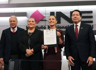 Sheinbaum se registra como candidata presidencial y llama a continuar la transformación de México