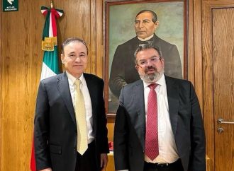 Gobernador Durazo revisa avances de concesión de libramiento de Nogales con SICT