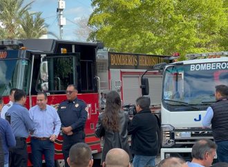 Entregan seis nuevas unidades a Bomberos de Hermosillo