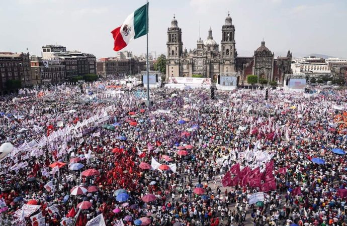 Amo a mi patria y amo a mi pueblo y vamos a seguir haciendo política con amor y no con odio, no le vamos a traicionar: Claudia Sheinbaum