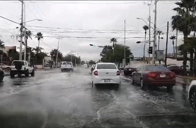 Amanece Hermosillo bajo la lluvia: Continuarán precipitaciones en todo Sonora