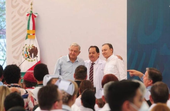 Gobernador y Presidente supervisan sistema de salud en Sonora