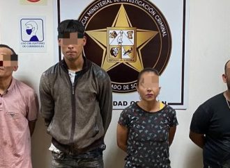 Detenidas cuatro personas al asegurar droga en Cajeme