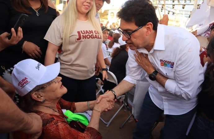 Confía Juan Gim en el apoyo de los nogalenses