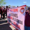Marchan trabajadores en Cajeme y exigen reducción de Jornada Laboral