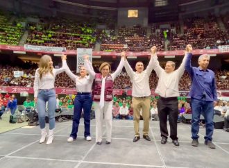 Miles de trabajadores Cetemistas abarrotan el CUM de Hermosillo y acuerdan compromisos ante candidatos de la 4T