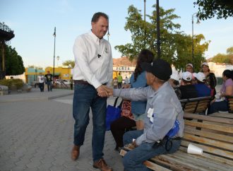 “El Borrego” Gándara recorre Villa de Seris