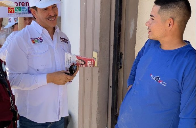 David Figueroa lleva sus propuestas a 100 colonias de Hermosillo