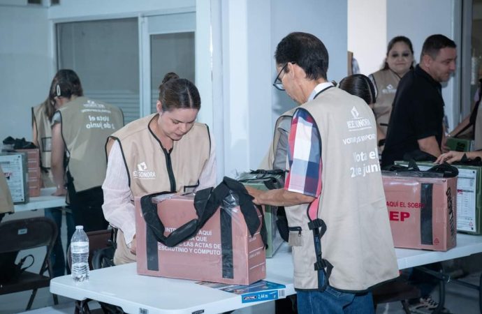 Realizan simulacros de la elección en Sonora