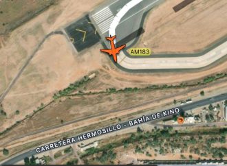 Aterriza de emergencia avión en Hermosillo