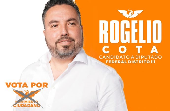 Llama Rogelio Cota a votar todo por Movimiento Ciudadano