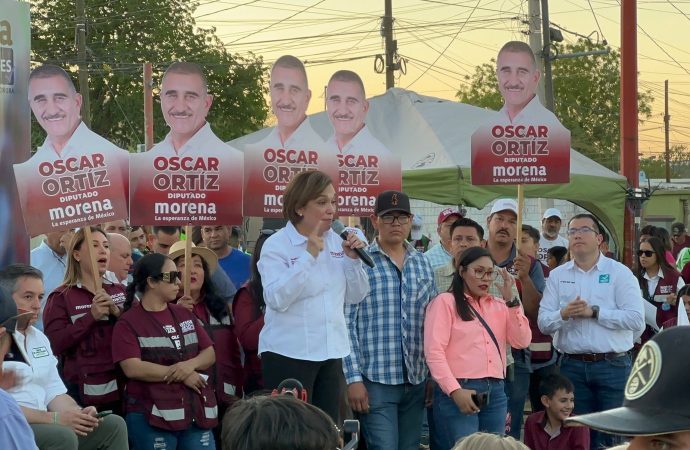 Cierra campaña María Dolores del Río en el sur de Hermosillo