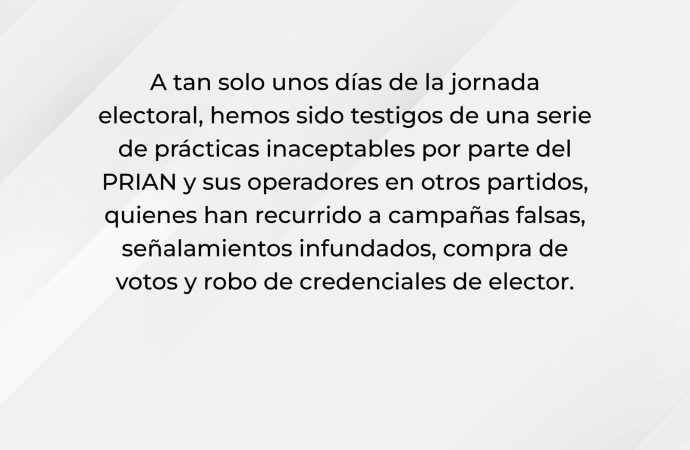 Denuncia MORENA compra de credenciales de elector por el PRIAN