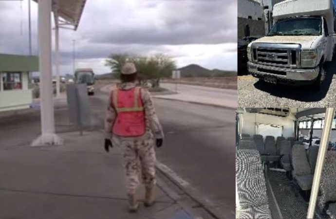 Rescatan en Sonora a 13 migrantes de medio oriente en el retén de Querobabi