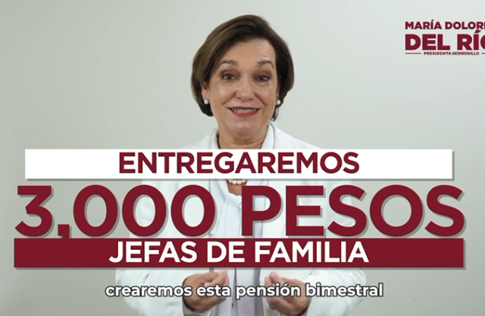 Anuncia María Dolores apoyo económico municipal a jefas de familia