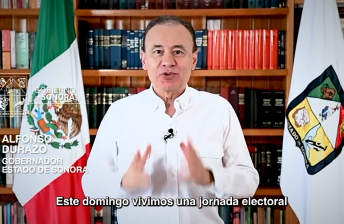 Gobernador Durazo celebra histórica jornada electoral en Sonora